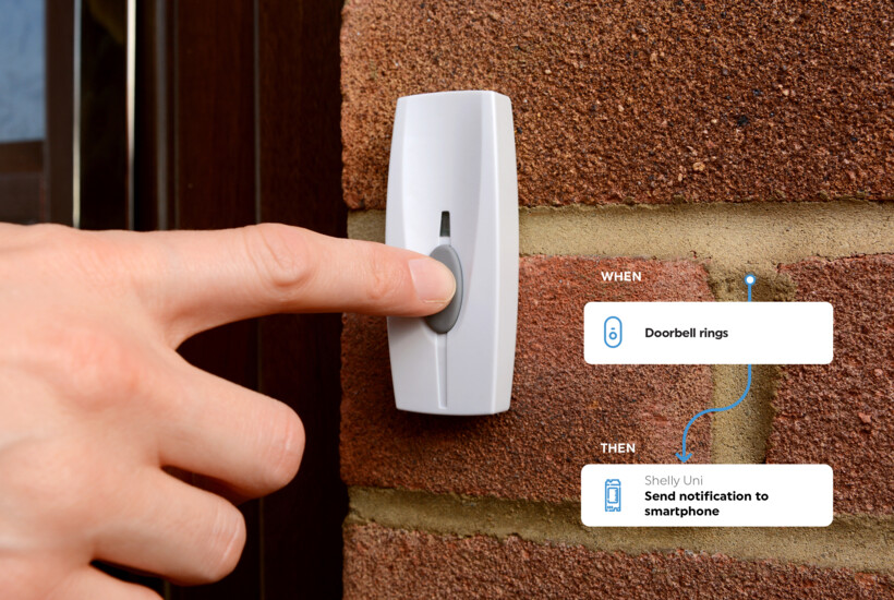 Shelly 1 as doorbell sensor/opener