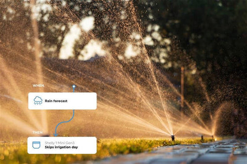 Automate your irrigation system based on the weather