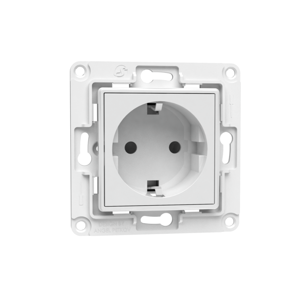 Shelly Wall Socket EU White