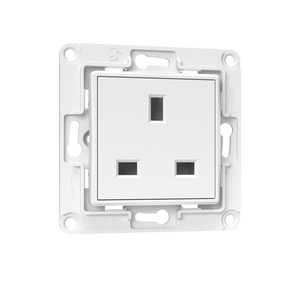 Shelly Wall Socket UK White