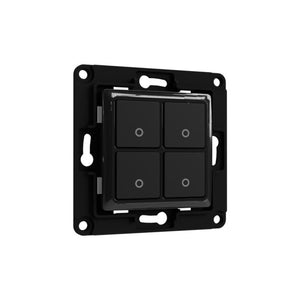 Shelly Wall Switch with 4 Buttons Black